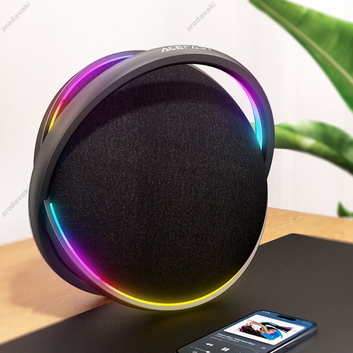 Портативна колонка Bluetooth ACEFAST K5 Pro Portable wireless Speaker BT5.4 100W Black